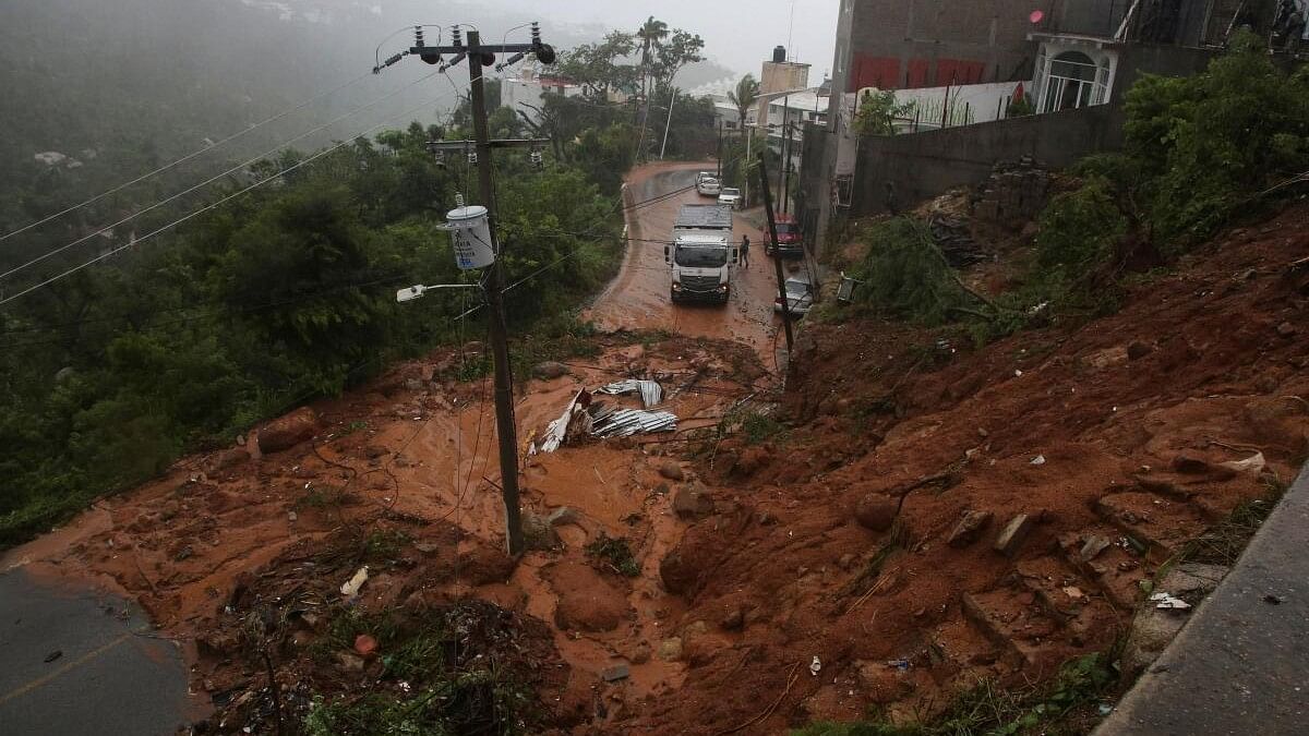 <div class="paragraphs"><p>A general view shows a mudslide caused by Hurricane John, in Acapulco, Mexico.</p></div>