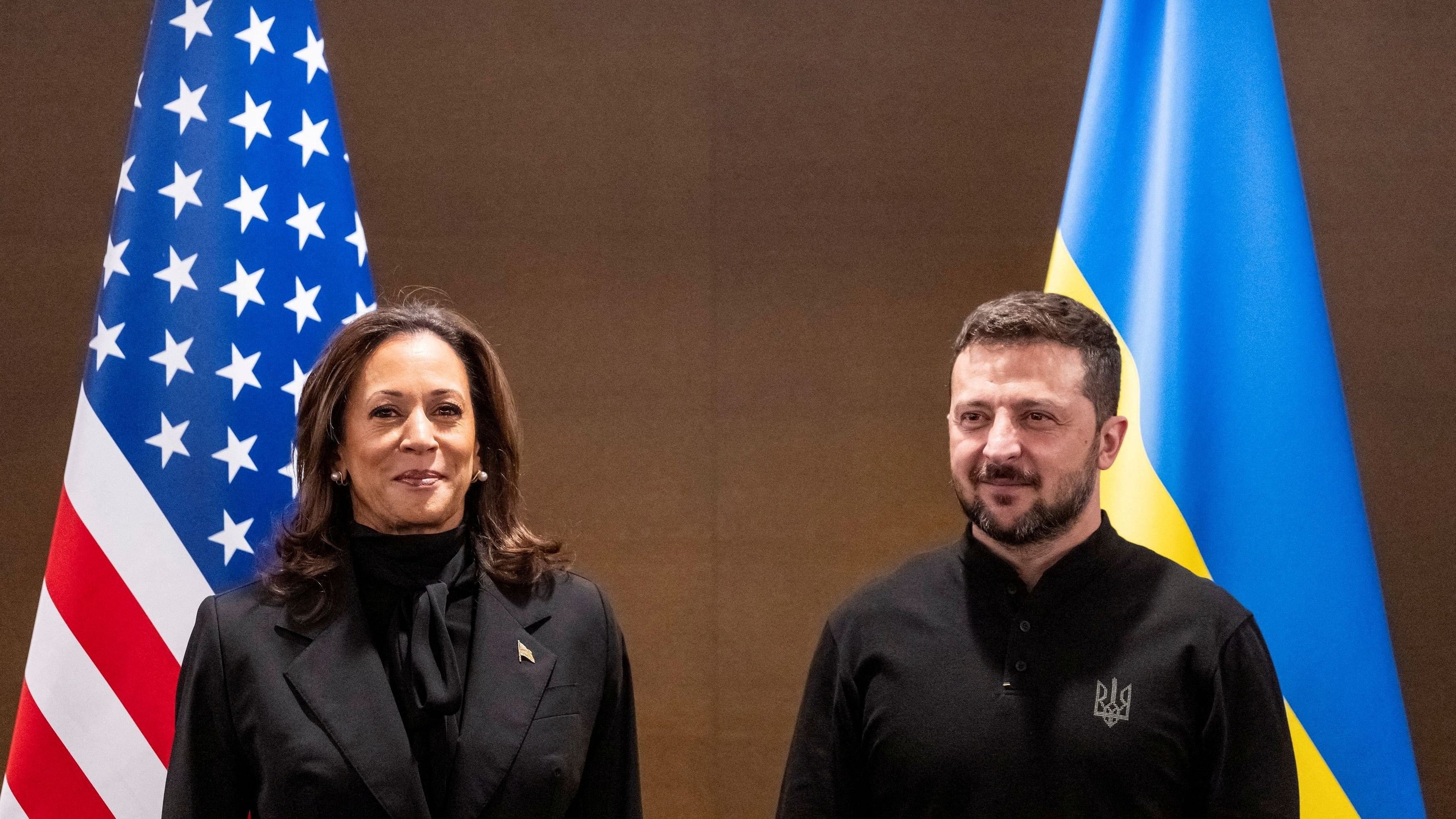 <div class="paragraphs"><p>US Vice President Kamala Harris, with Ukraine's President Volodymyr Zelenskyy.</p></div>