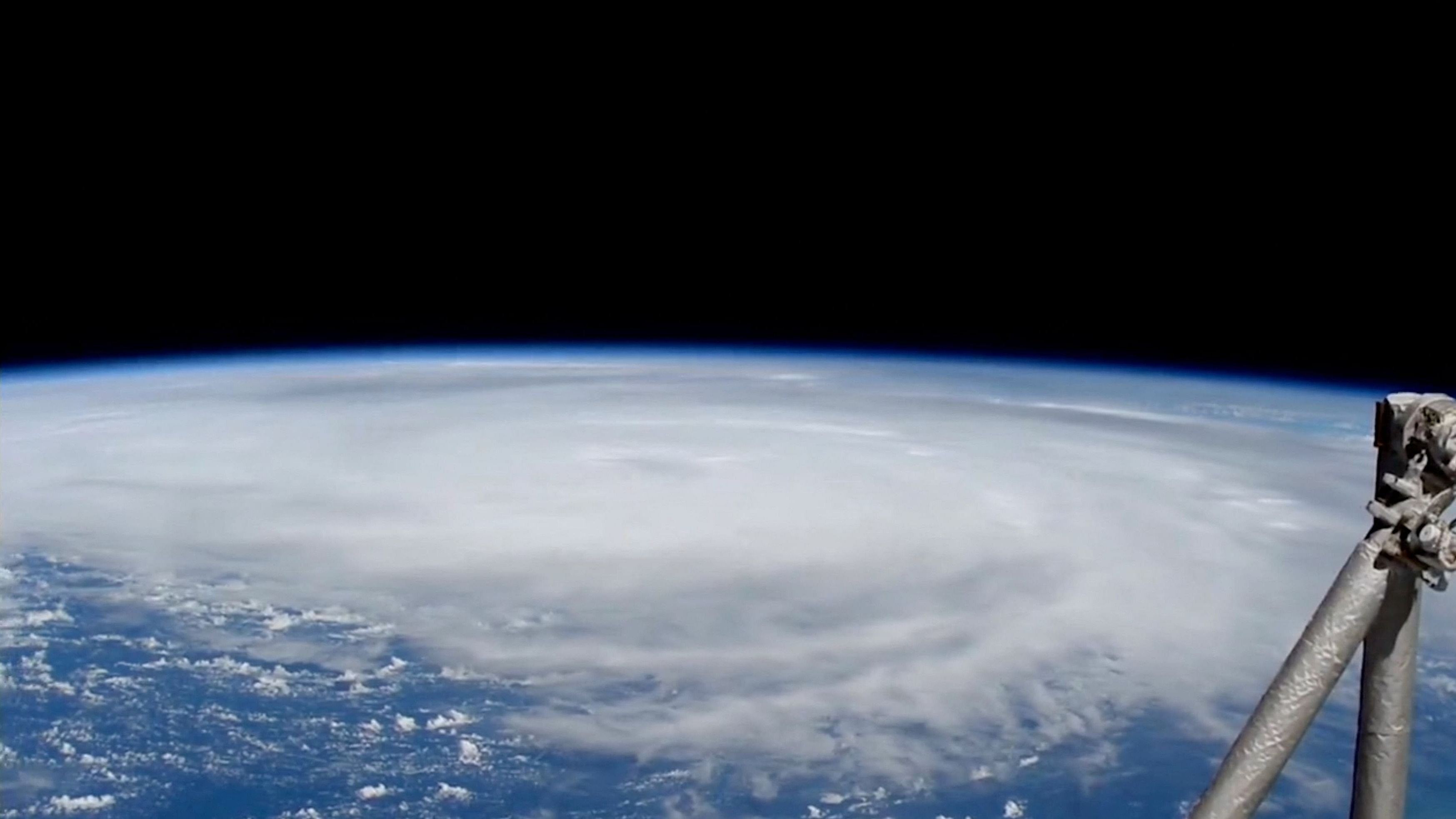 <div class="paragraphs"><p>Satellite image shows Hurricane Helene churning through the Gulf of Florida, U.S., September 26, 2024 in his screengrab from a Handout video. </p></div>