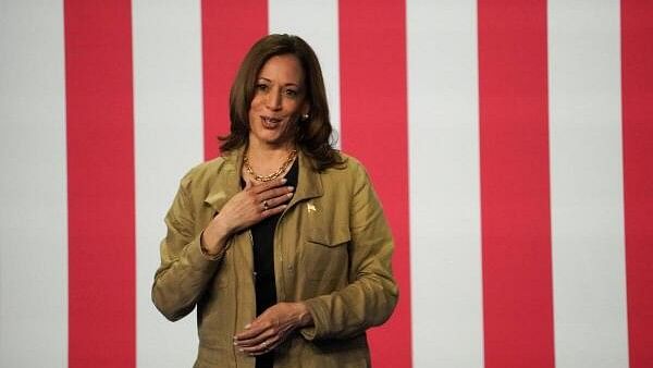 <div class="paragraphs"><p>Democratic presidential nominee and US Vice President Kamala Harris visits the University of Arizona Douglas.</p></div>