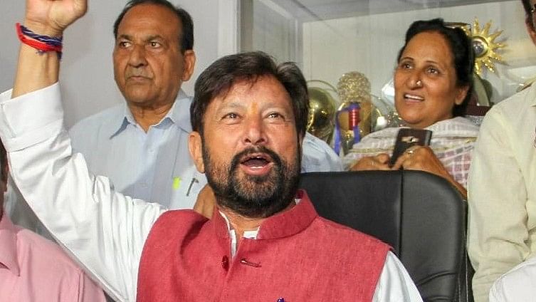 <div class="paragraphs"><p>File photo of&nbsp;Choudhary Lal Singh addressing a press conference.</p></div>