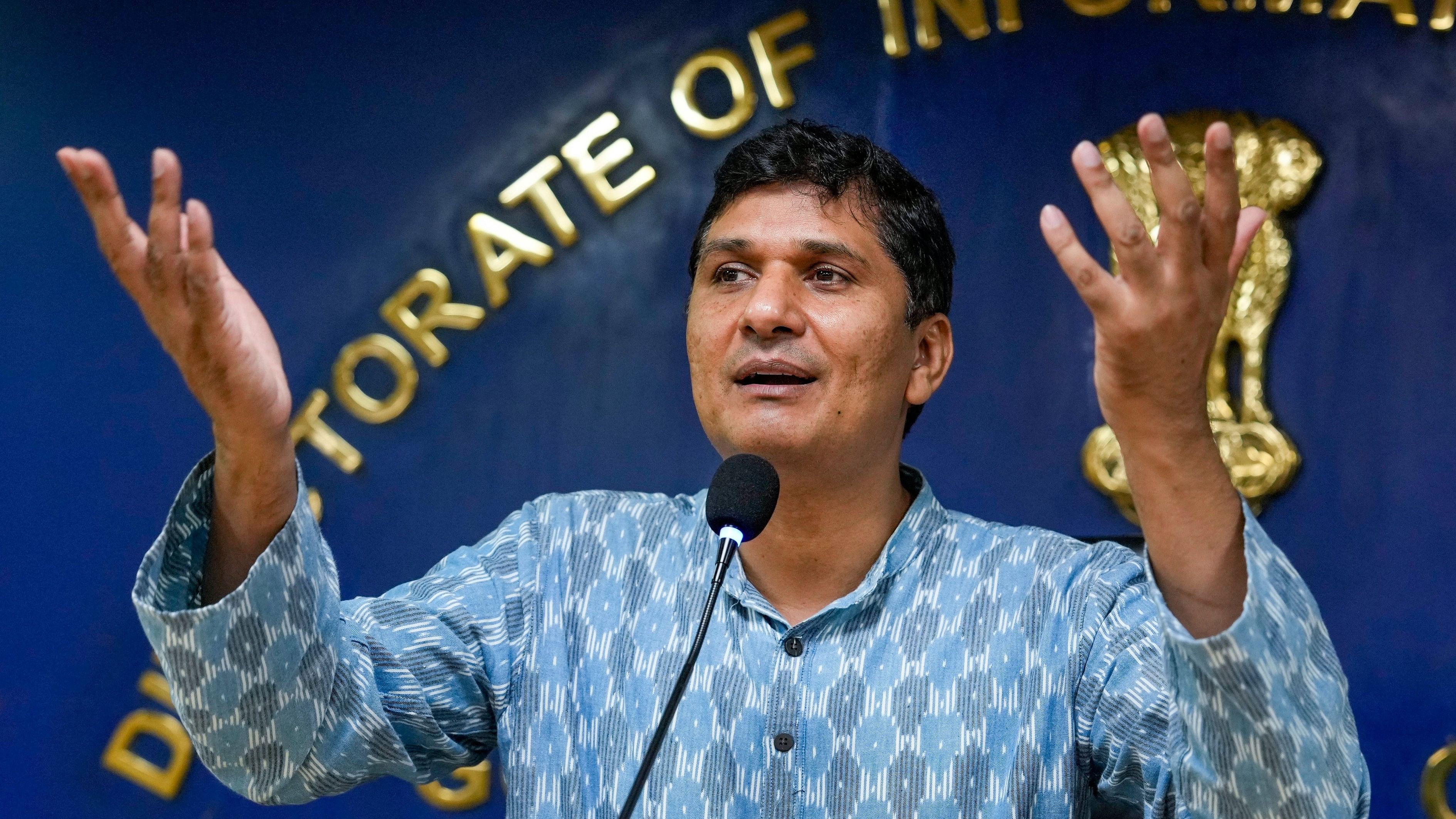 <div class="paragraphs"><p>Delhi minister and AAP leader Saurabh Bharadwaj.</p></div>