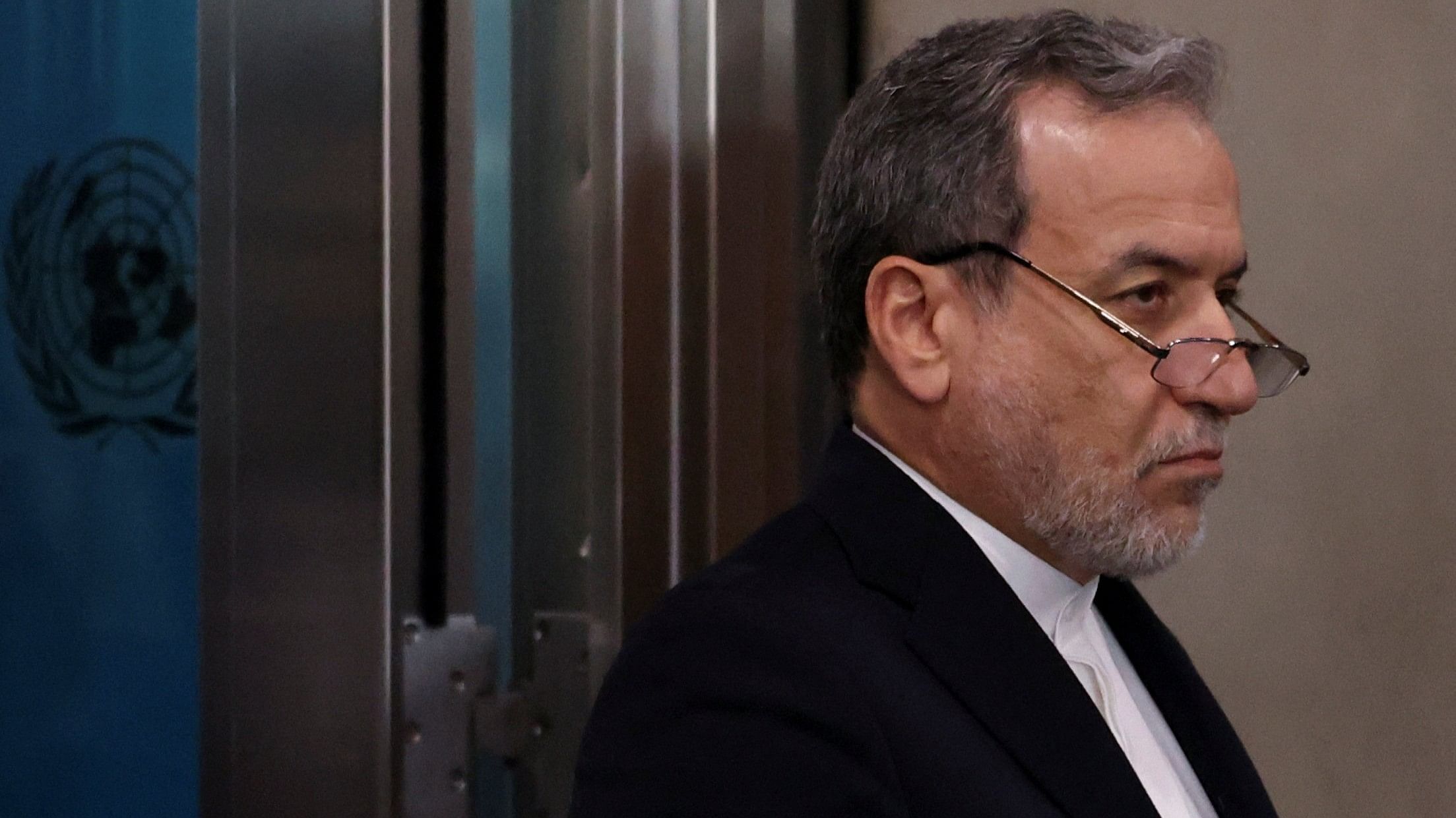 <div class="paragraphs"><p>Iran Foreign Minister Abbas Araghchi walks, on the sidelines of the 79th United Nations General Assembly at UN headquarters in New York, US, September 24, 2024.  </p></div>