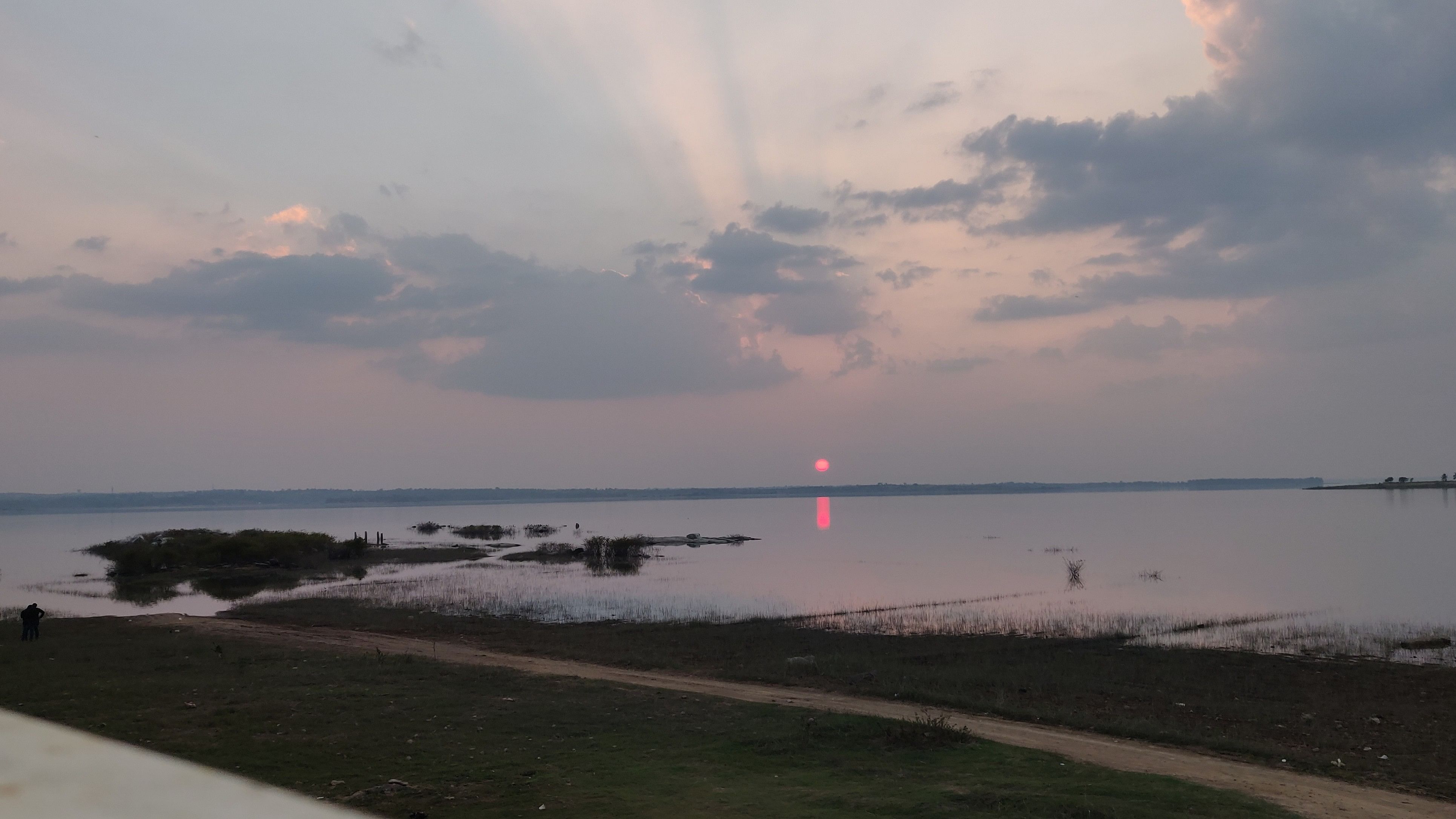 <div class="paragraphs"><p>A view of sunset at KRS backwaters&nbsp;</p></div>