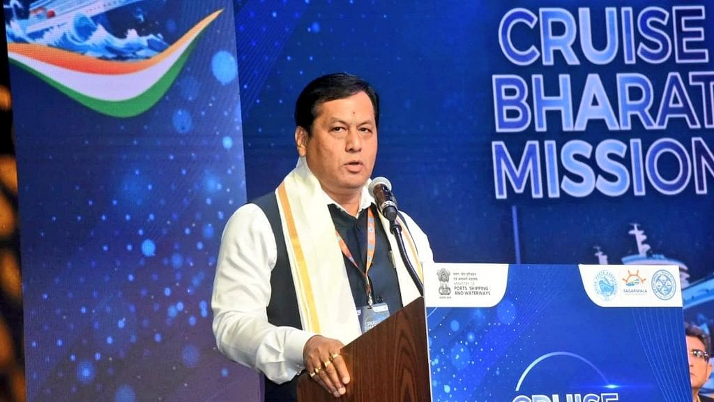 <div class="paragraphs"><p>Union Minister of Ports, Shipping &amp; Waterways, Sarbananda Sonowal, launched the Cruise Bharat Mission from the Mumbai Port, on Monday.&nbsp;</p></div>