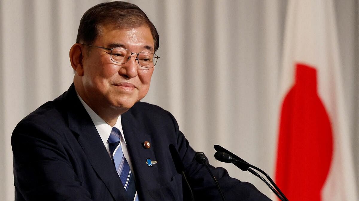 <div class="paragraphs"><p>Shigeru Ishiba, the newly elected leader of Japan's ruling party, the Liberal Democratic Party (LDP) holds a press conference after the LDP leadership election, in Tokyo, Japan September 27, 2024.</p></div>