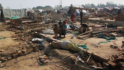 <div class="paragraphs"><p>File photo of a relief camp housing the victims of Muzaffarnagar riots in Loi village. </p></div>