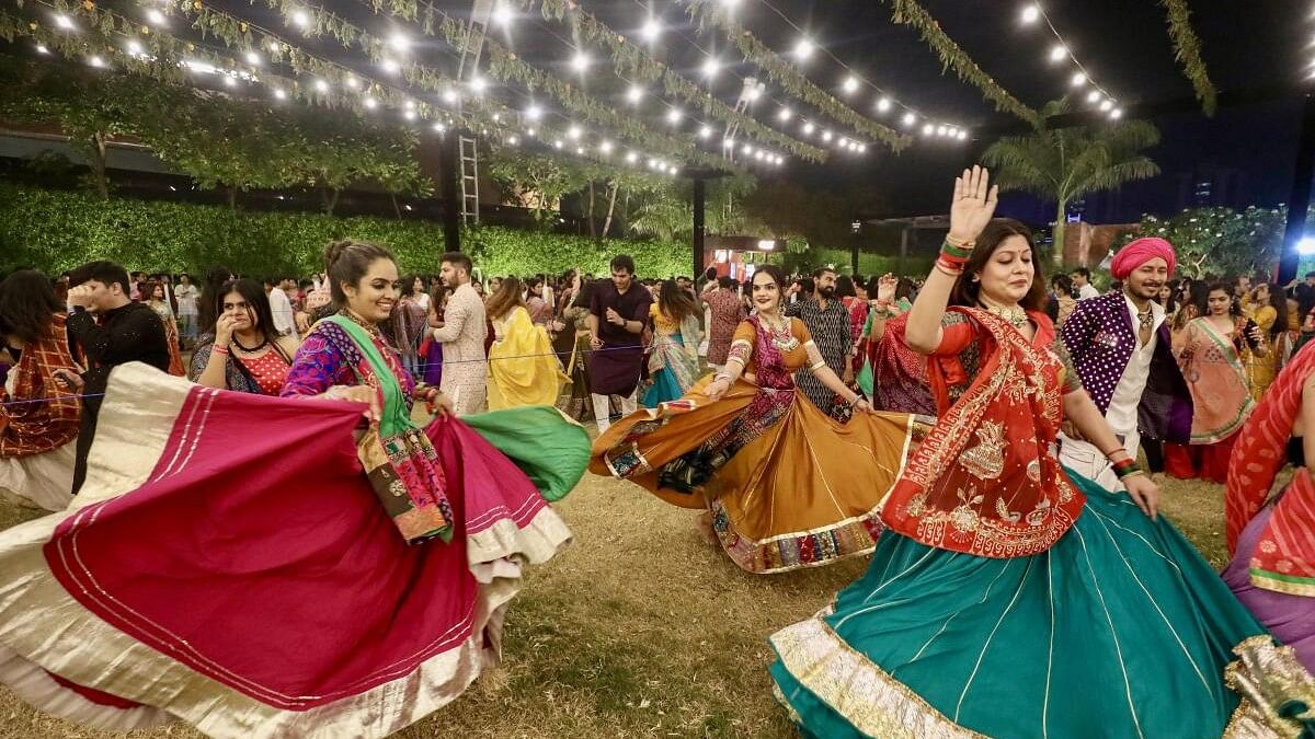 <div class="paragraphs"><p>File photo of 'garba' during celebrations of Navratri festival, in Ahmedabad.</p></div>