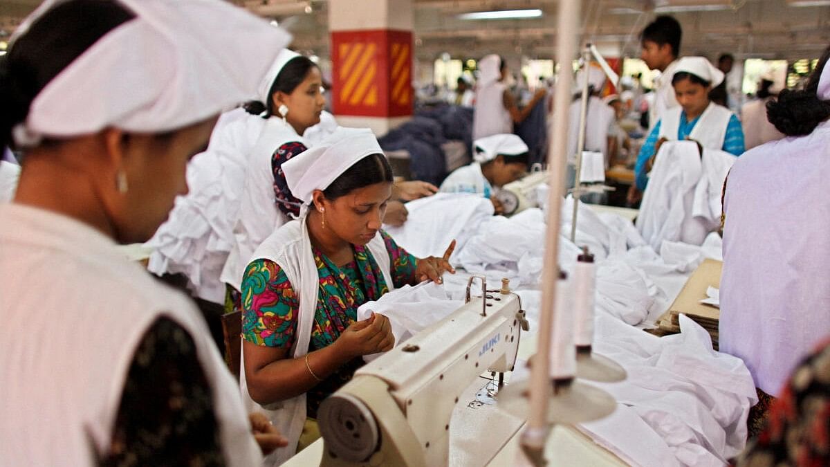 <div class="paragraphs"><p>Women work at a garment factory in Gazipur</p><p></p></div>