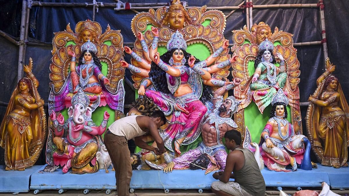 <div class="paragraphs"><p>File image of a Durga Puja.&nbsp;</p></div>