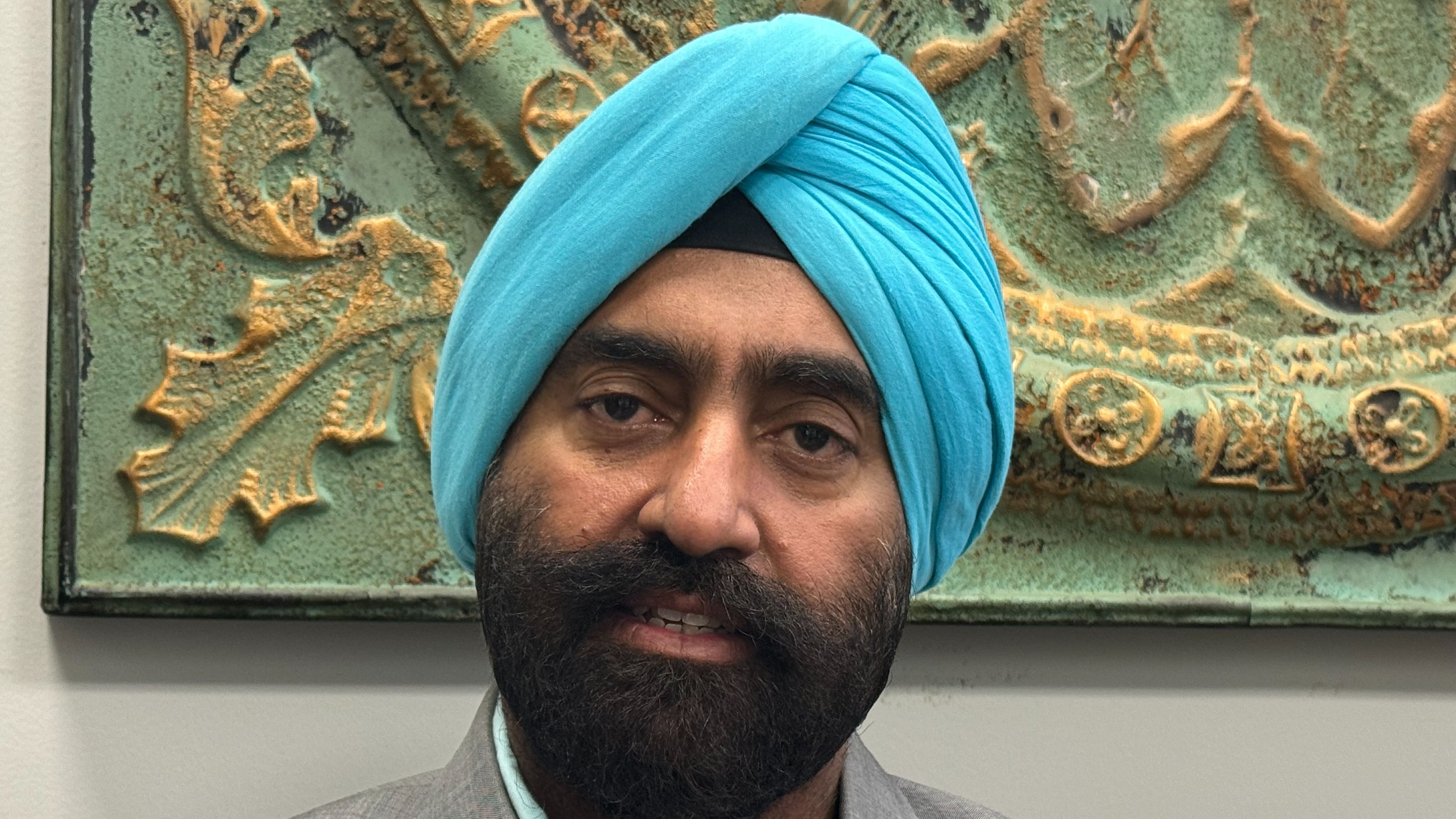 <div class="paragraphs"><p>Sikhs of America Chairman Jasdip Singh Jasse during an interview</p></div>