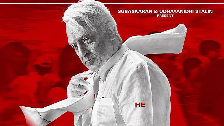 <div class="paragraphs"><p>Kamal Haasan on the poster of <em>Indian 2</em>.</p></div>