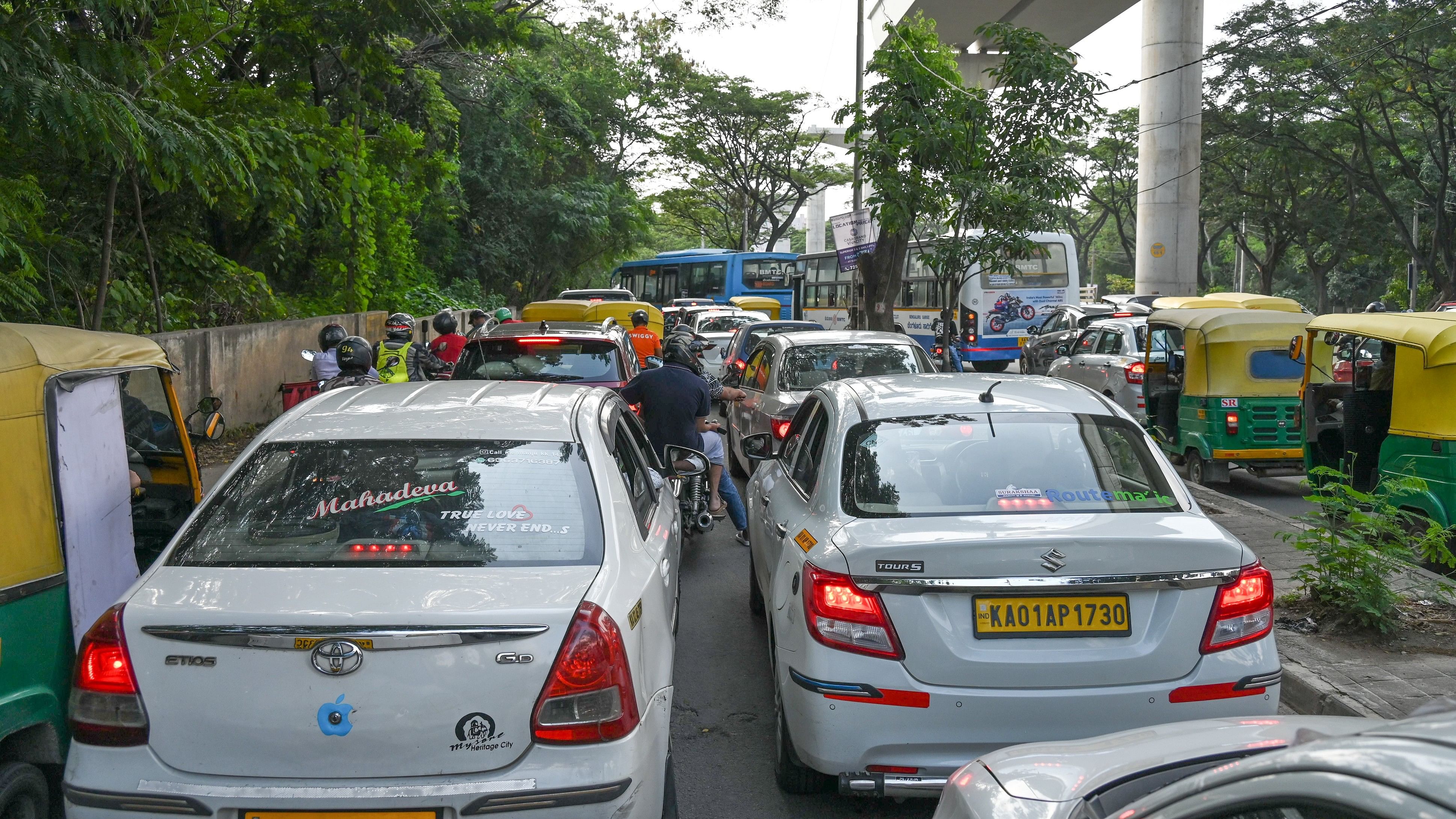 <div class="paragraphs"><p>Traffic congestion is a daily occurrence at Iblur Junction, which connects Sarjapur Road with the Outer Ring Road. </p></div>