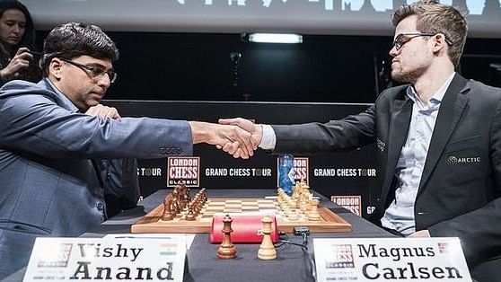 <div class="paragraphs"><p>File photo from a match between&nbsp;Viswanathan Anand and Magnus Carlsen.</p></div>