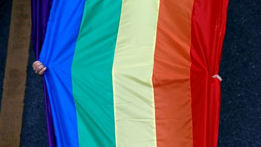 <div class="paragraphs"><p>The rainbow flag is a representation of LGBT identity. </p><p></p></div>