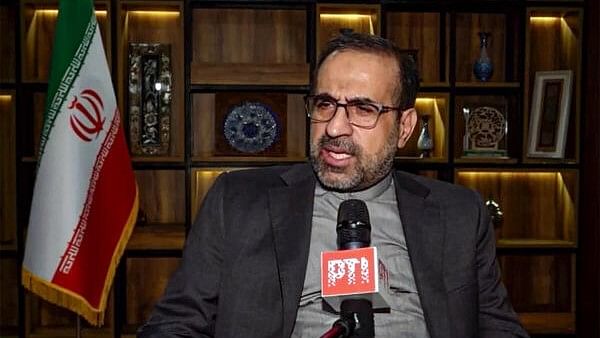 <div class="paragraphs"><p>Iranian Ambassador to India Iraj Elahi during an interview with PTI, Friday, Oct 4, 2024.</p></div>