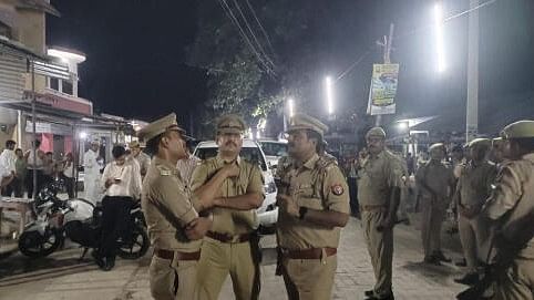 <div class="paragraphs"><p>Police personnel investigate after four members of a family were shot dead at their home, in Amethi, Uttar Pradesh.&nbsp;</p></div>