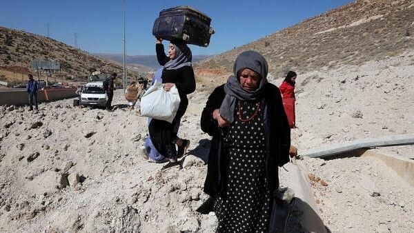 <div class="paragraphs"><p>Aftermath of an Israeli strike at Lebanon's Masnaa border crossing with Syria.</p></div>