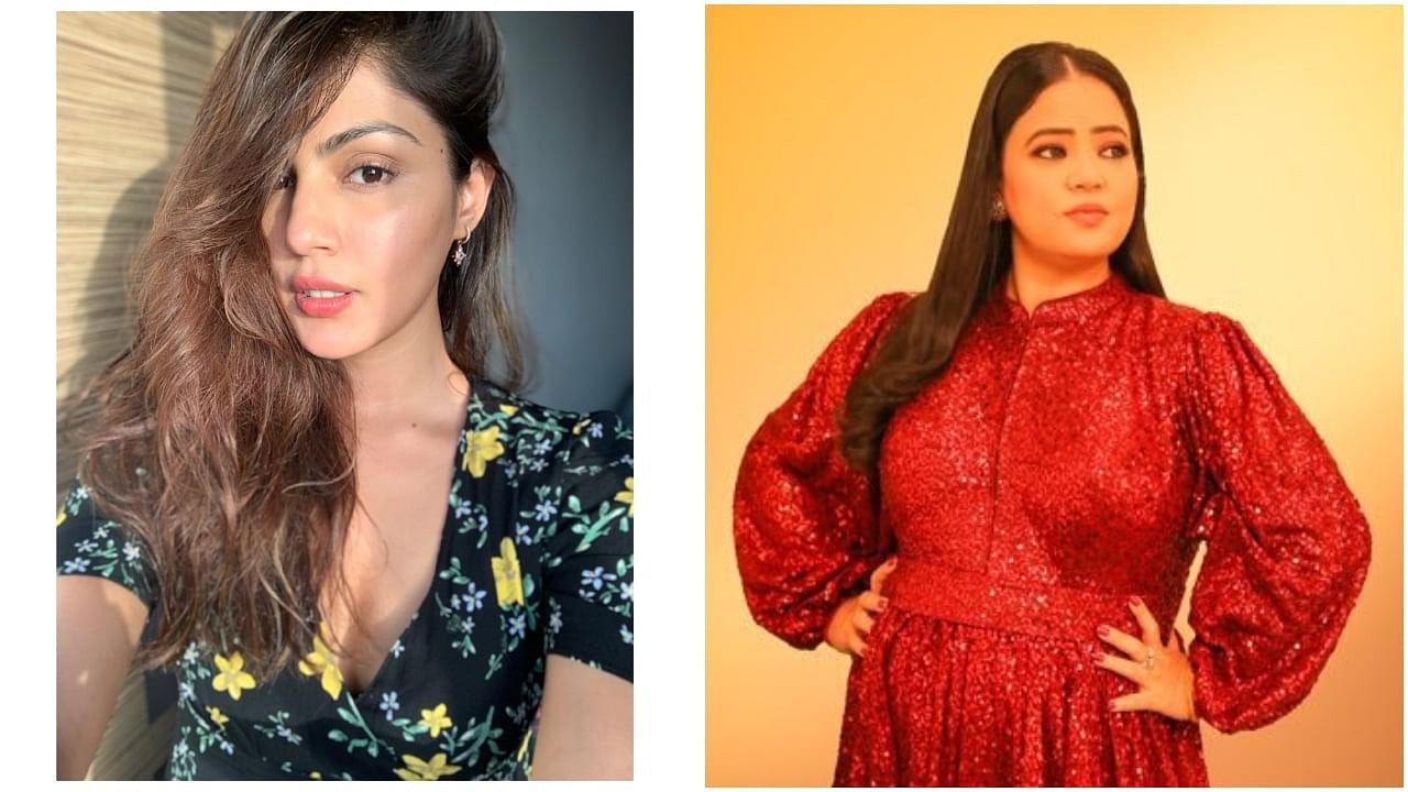 <div class="paragraphs"><p>Bollywood actor Rhea Chakraborty (left),&nbsp;comedian Bharti Singh (right).</p></div>