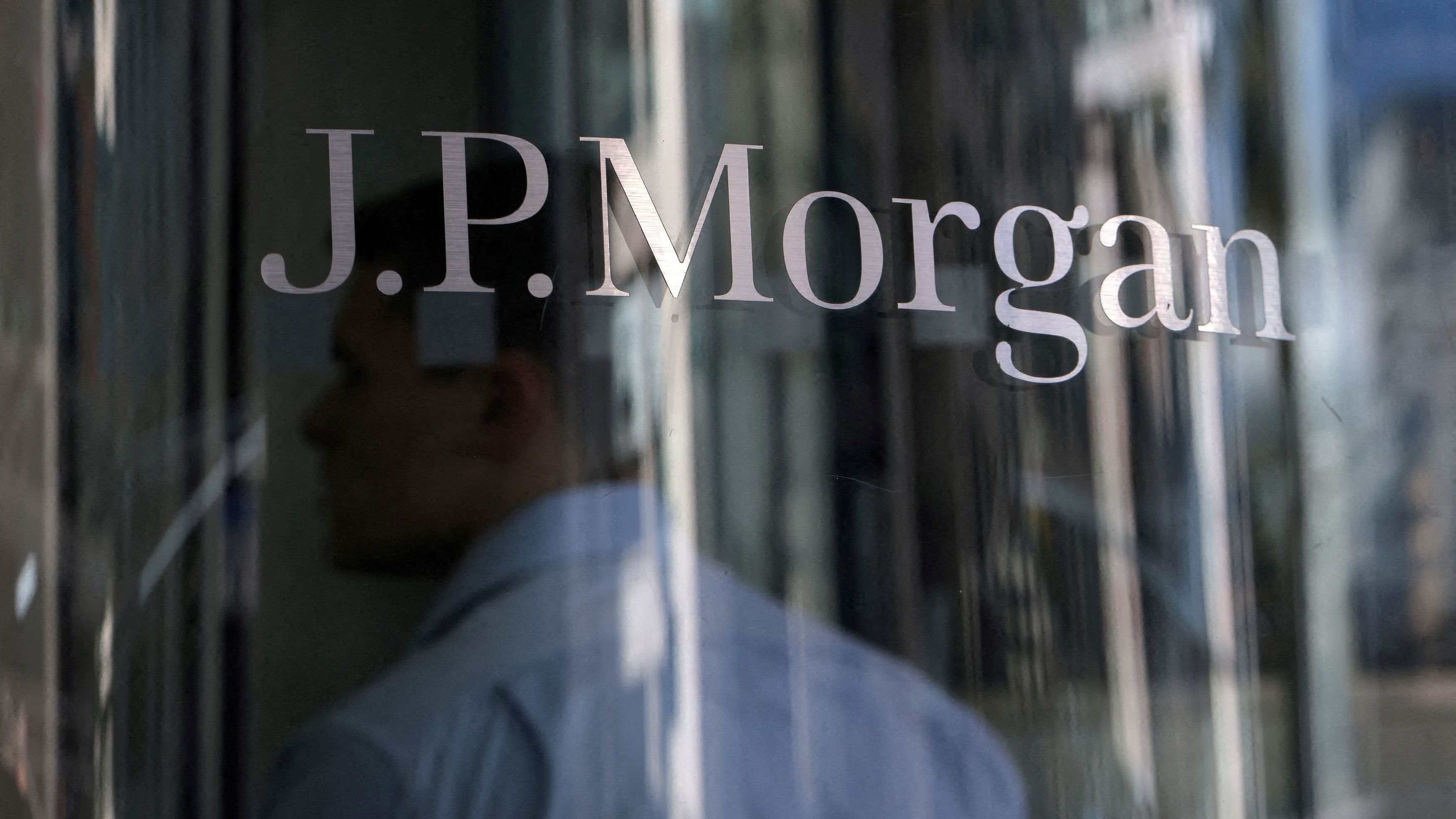 <div class="paragraphs"><p> A person enters the JPMorgan Chase &amp; Co.</p></div>