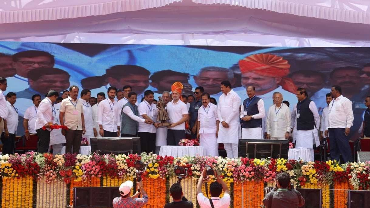 <div class="paragraphs"><p>Rahul Gandhi in Kolhapur.&nbsp;</p></div>