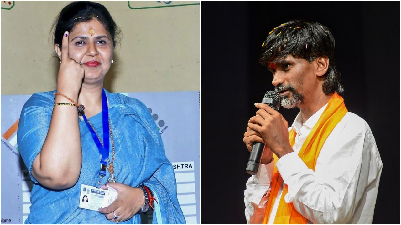 <div class="paragraphs"><p>Pankaja Munde (L) and Manoj Jarange-Patil. </p></div>