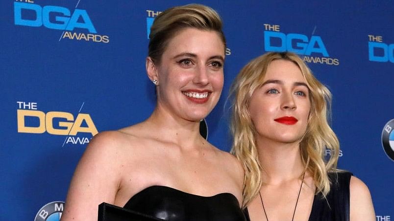 <div class="paragraphs"><p>Greta Gerwig with&nbsp;Saoirse Ronan </p></div>