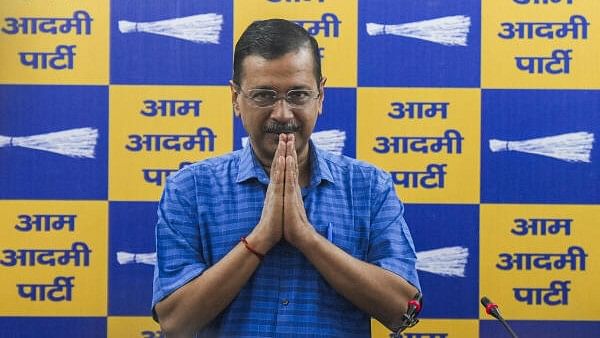 <div class="paragraphs"><p>Former Delhi chief minister and AAP national convener Arvind Kejriwal addresses a press conference, in New Delhi.&nbsp;</p></div>