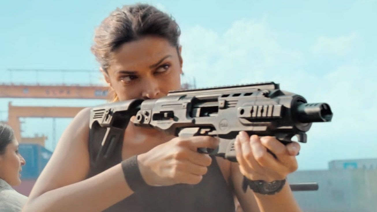 <div class="paragraphs"><p>Deepika Padukone in a still from <em>Singham Again</em>.</p></div>