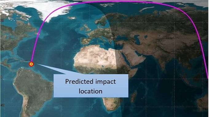 <div class="paragraphs"><p>The Indian Space Research Organisation (ISRO) on Tuesday reported the atmospheric reentry and impact of a PSLV-C37 rocket body, seven years after the vehicle was launched.</p></div>