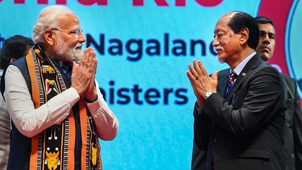 <div class="paragraphs"><p>Prime Minister Narendra Modi with Nagaland CM Neiphiu Rio.</p></div>