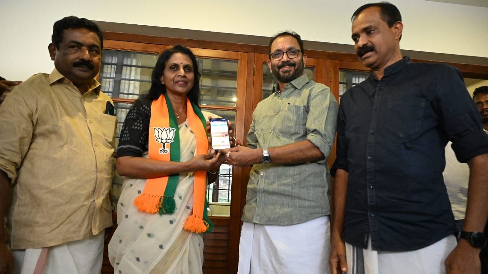 <div class="paragraphs"><p>Former Kerala DGP R Sreelekha joins BJP</p></div>