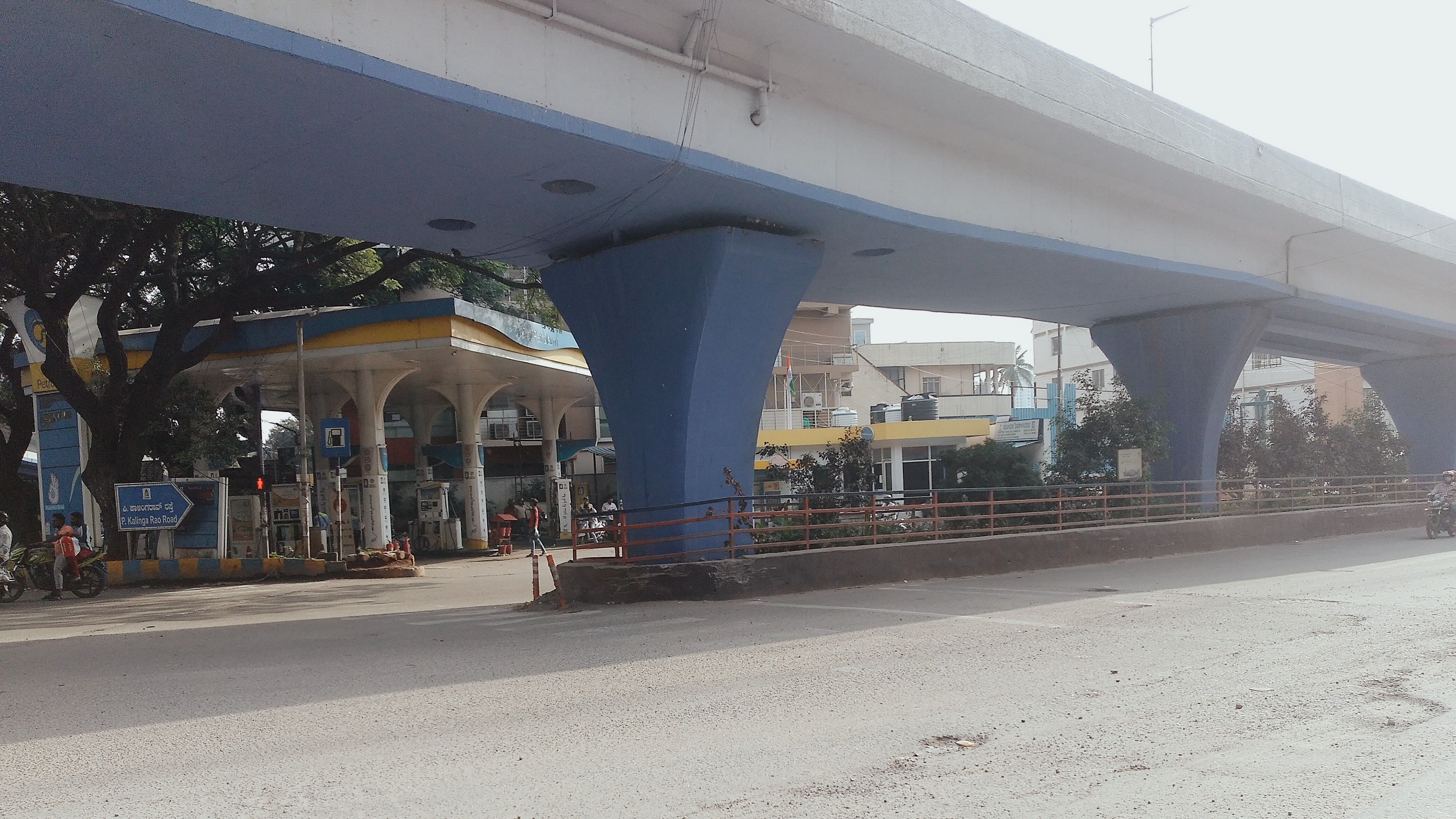 A faded zebra crossing on Mission Road.