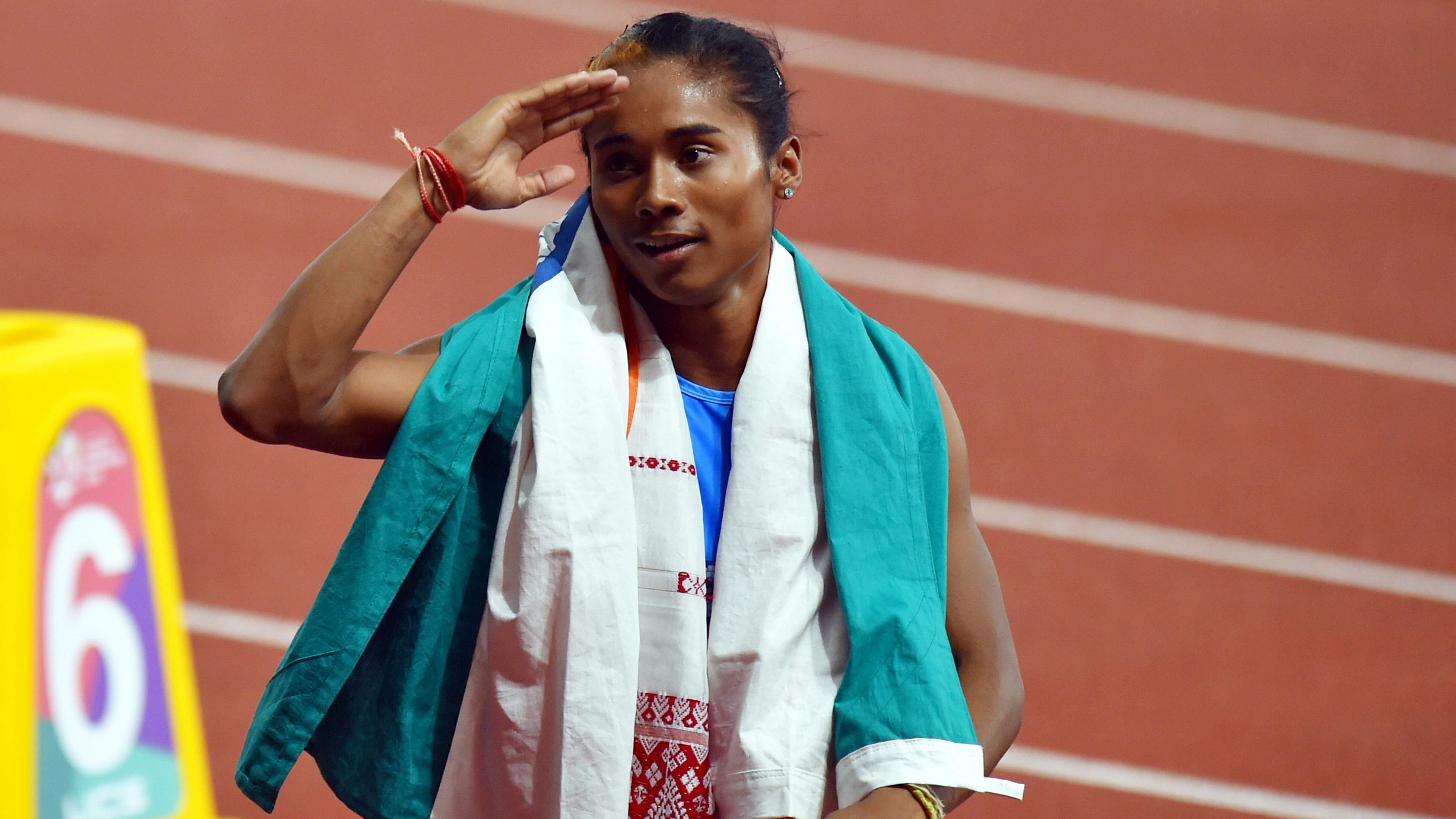 <div class="paragraphs"><p>Star athelete Hima Das. </p></div>