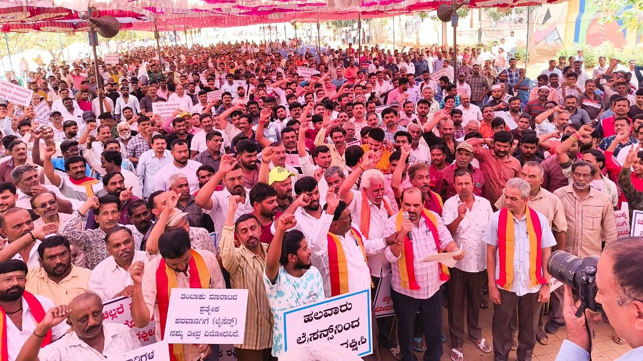 <div class="paragraphs"><p>Protesters at Freedom Park on Tuesday. </p></div>