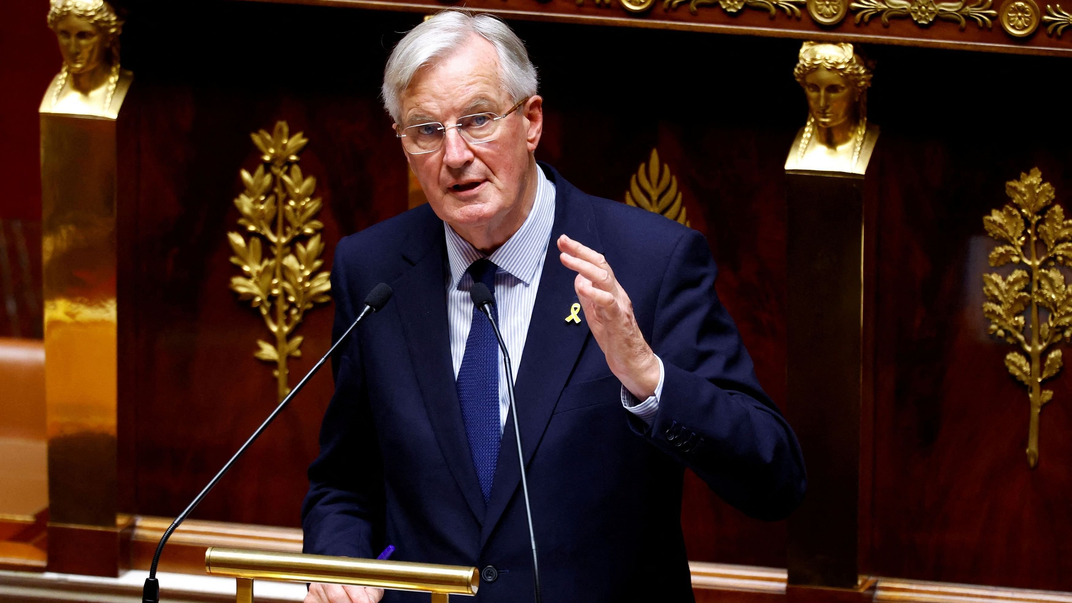 <div class="paragraphs"><p>French Prime Minister Michel Barnier.</p></div>