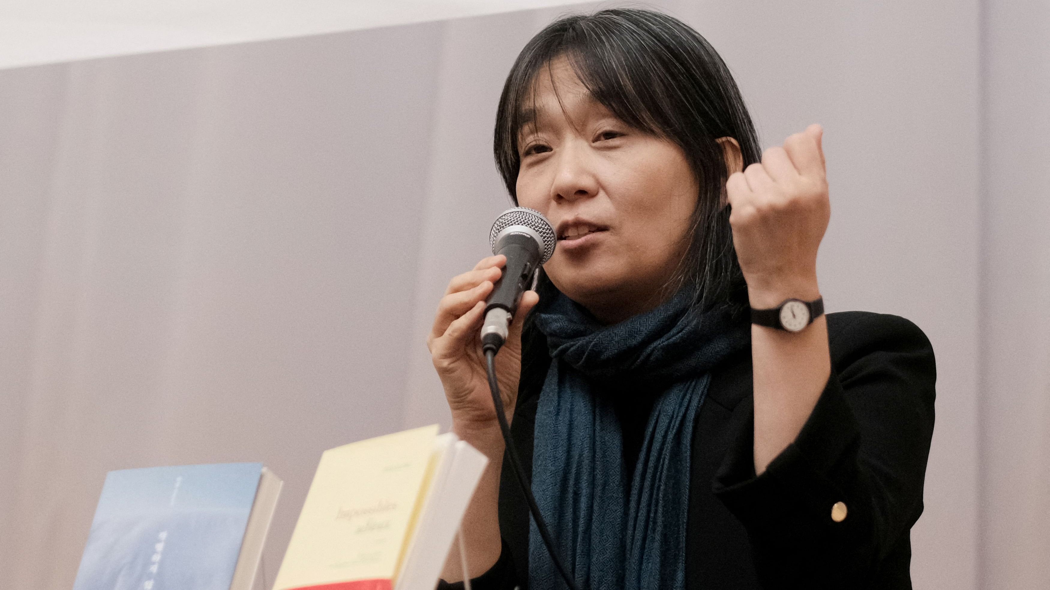 <div class="paragraphs"><p>South Korean author Han Kang, the winner of the 2024 Nobel Prize in Literature</p></div>