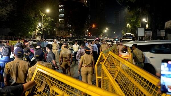 <div class="paragraphs"><p>Security arrangements outside the hospital where former chairman of Tata Group.</p></div>