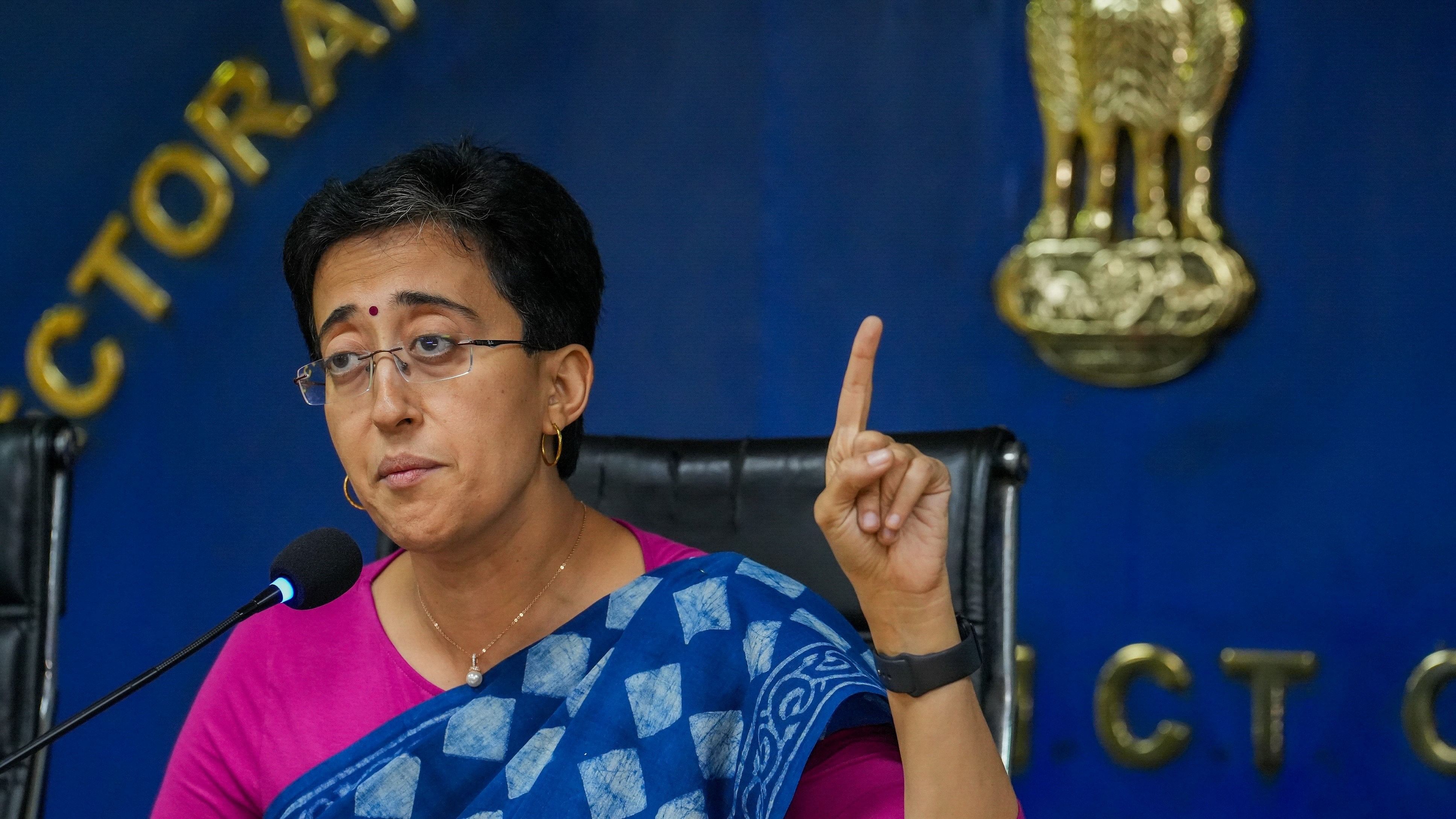 <div class="paragraphs"><p>Delhi Chief Minister Atishi </p></div>