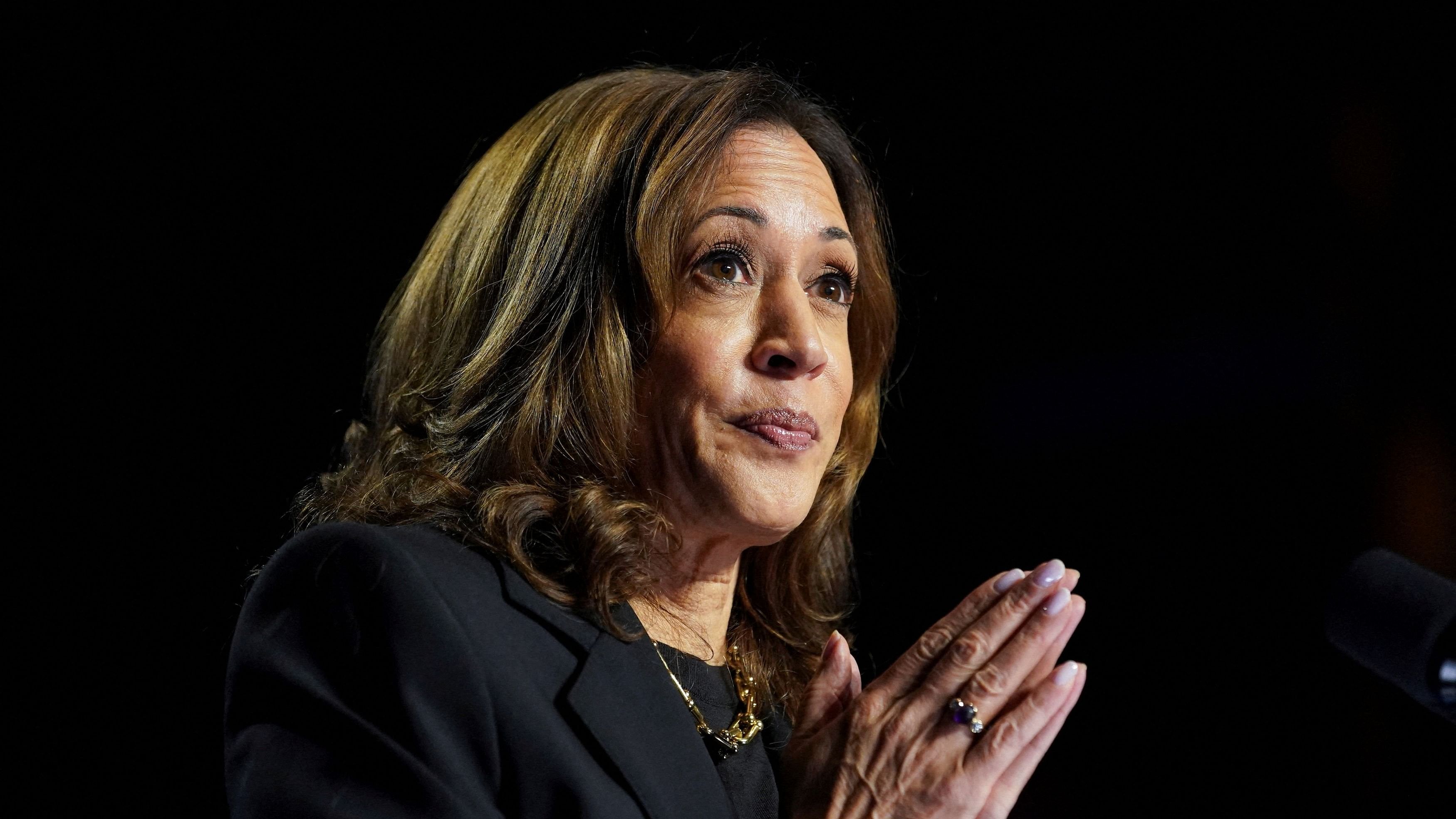 <div class="paragraphs"><p> Democratic presidential nominee and US Vice President Kamala Harris.</p></div>