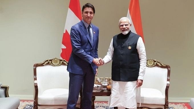 <div class="paragraphs"><p>Prime Minister Narendra Modi with his Canadian counterpart Justin Trudeau.</p></div>