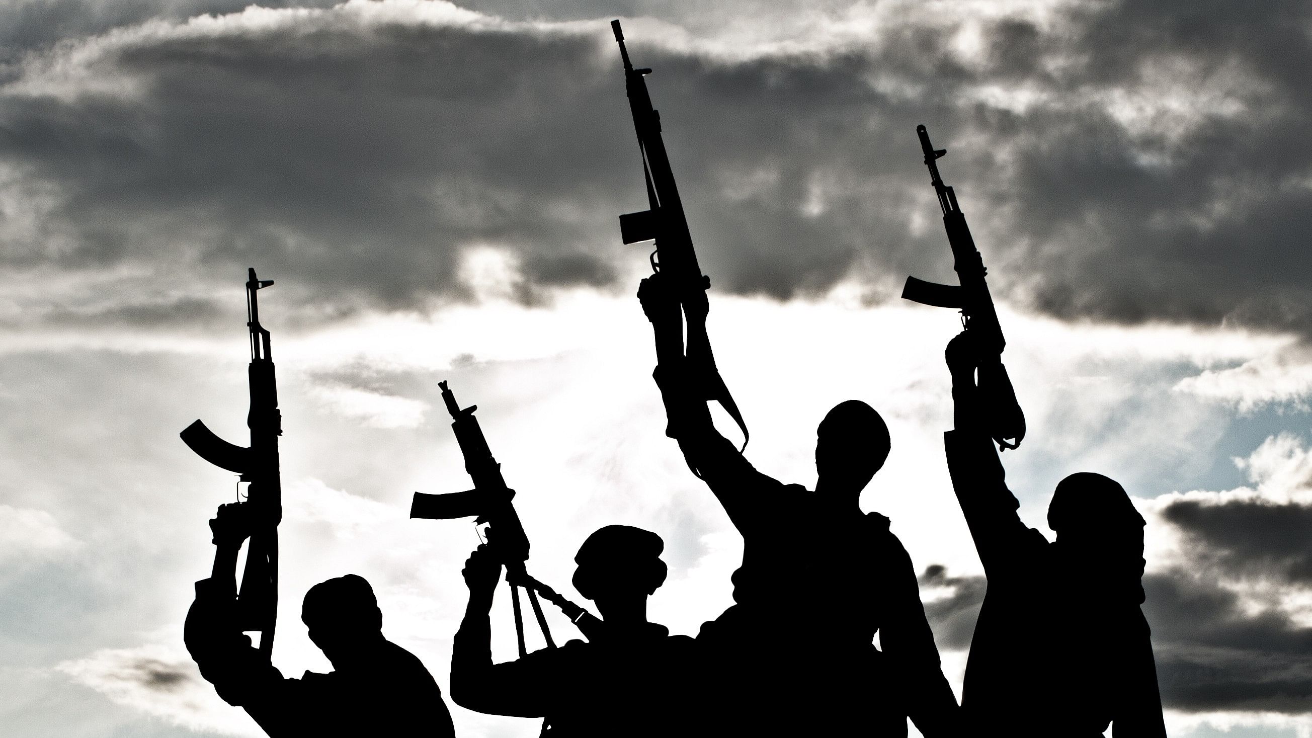 <div class="paragraphs"><p>Image showing silhouettes of armed men. For representational purposes.</p></div>