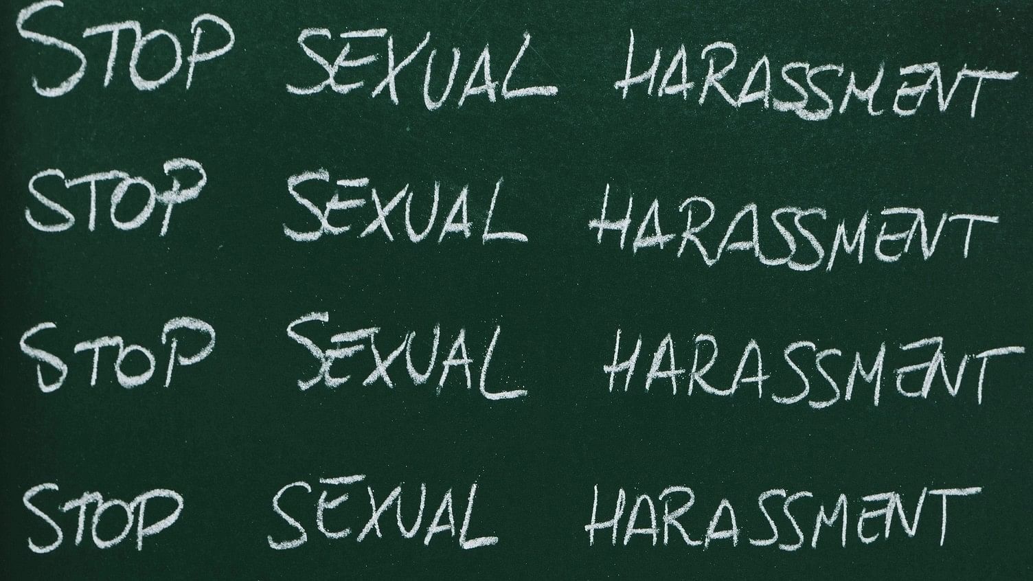 <div class="paragraphs"><p>Representative image showing 'stop sexual harassment' written on a board.</p></div>