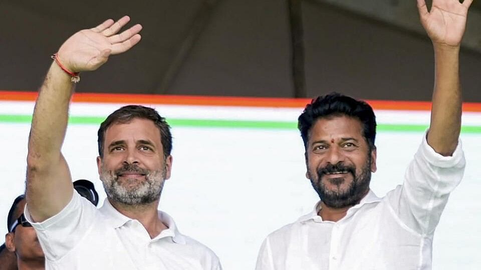 <div class="paragraphs"><p>Rahul Gandhi and Revanth Reddy.</p></div>