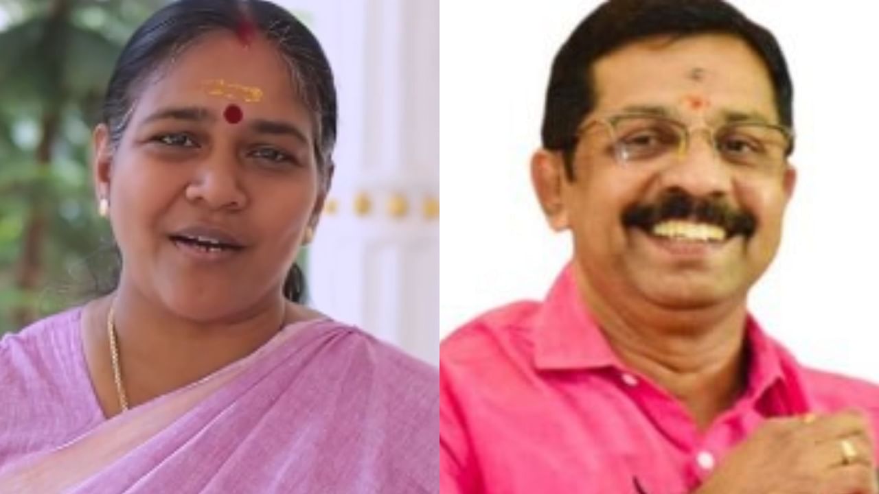 <div class="paragraphs"><p>BJP  woman leader Sobha Surendran (L) and senior party leader from Palakkad district C Krishnakumar (R).</p></div>