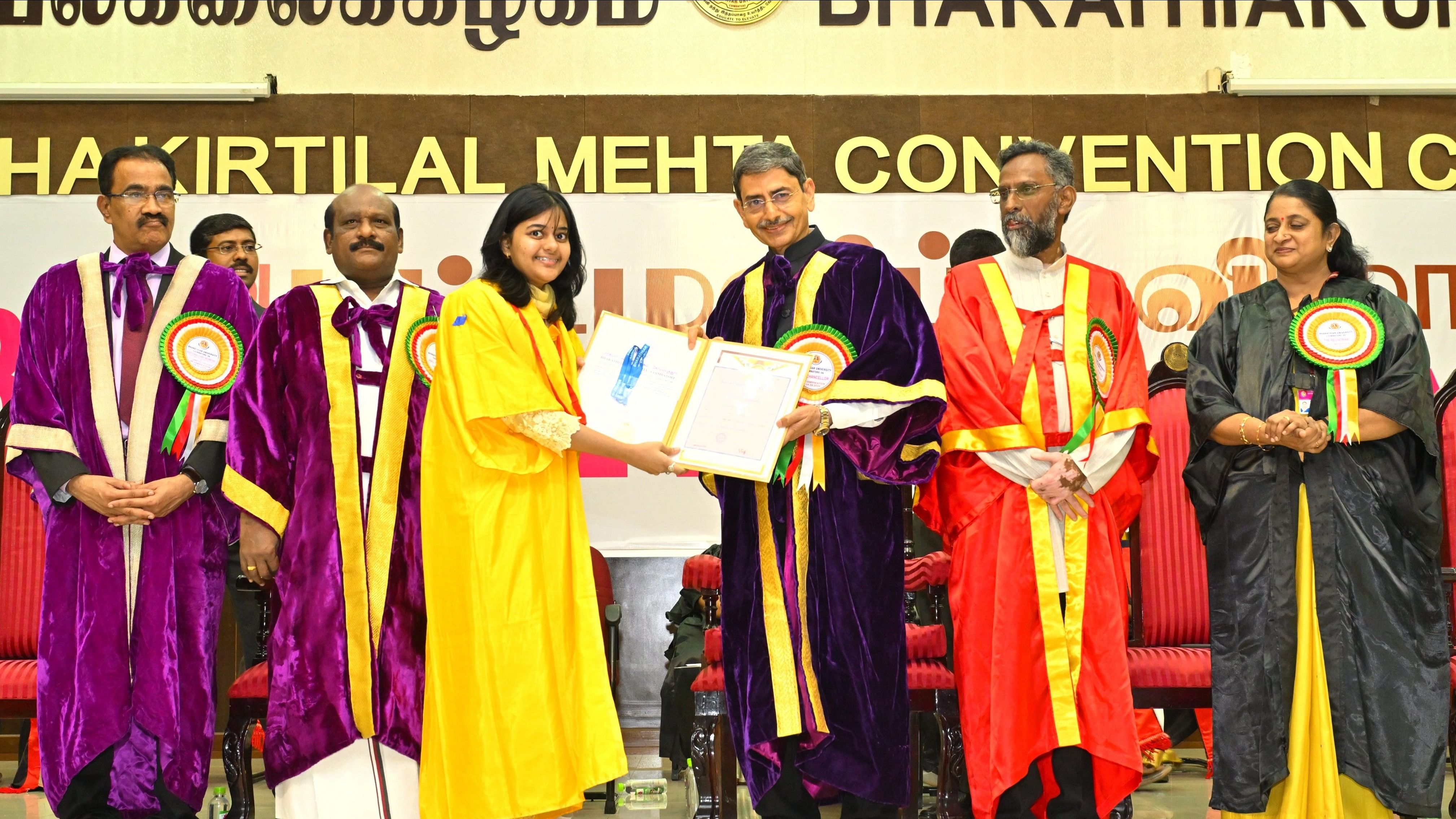 <div class="paragraphs"><p>39th Annual Convocation of Bharathiar University in Coimbatore.</p></div>