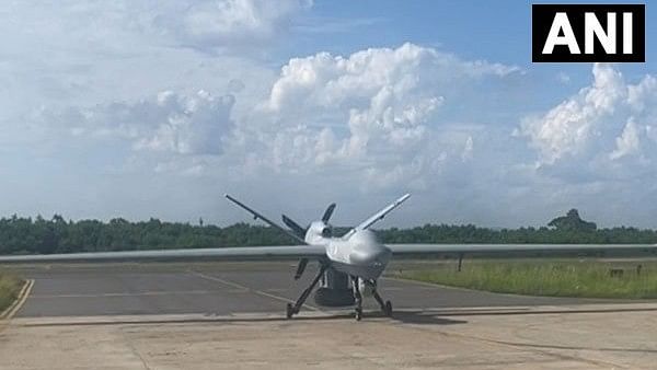 <div class="paragraphs"><p>The&nbsp;MQ-9B 'hunter killer' drone.</p></div>