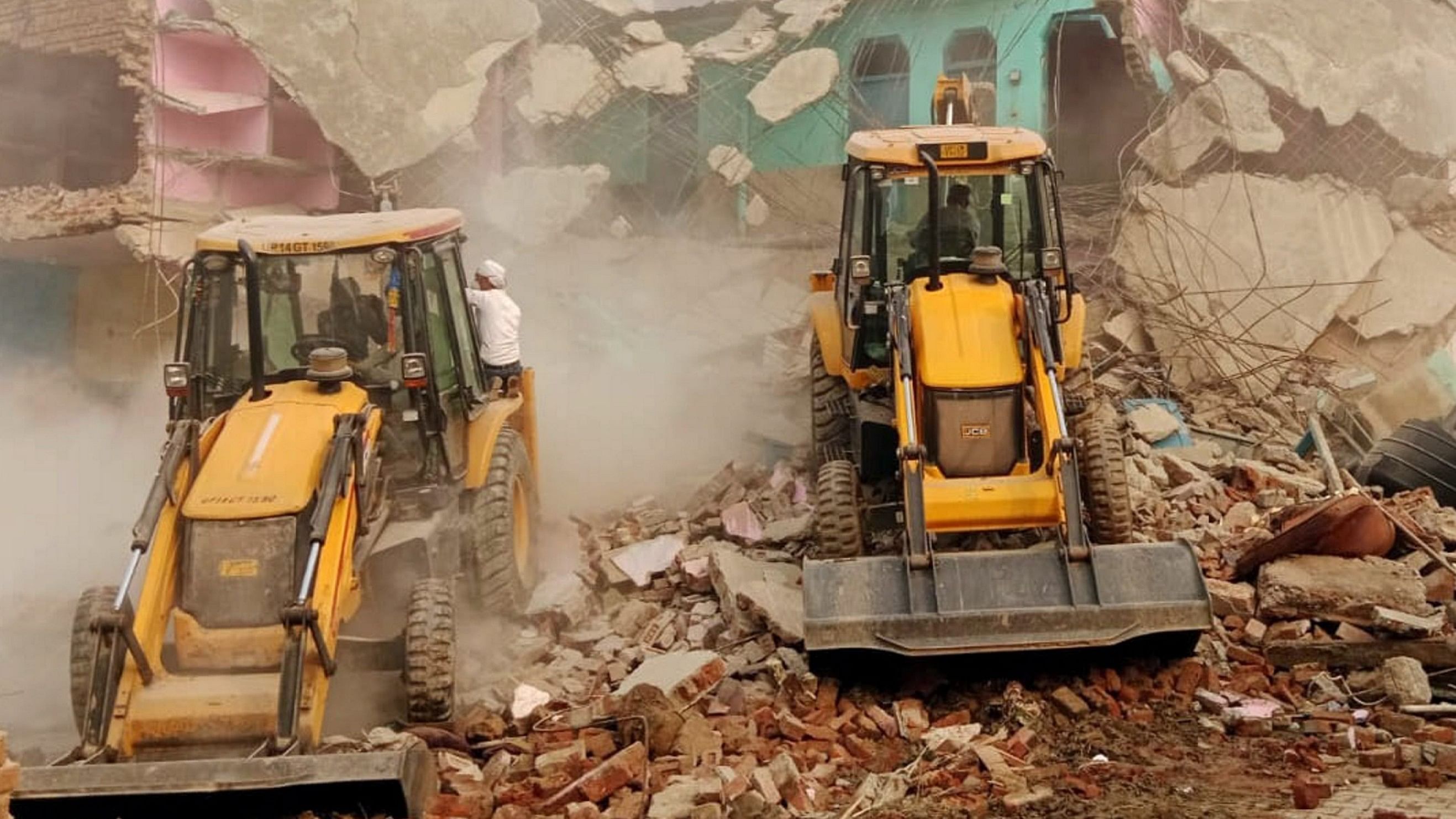 <div class="paragraphs"><p>Bulldozers being used in a demolition drive. Representative image.</p></div>