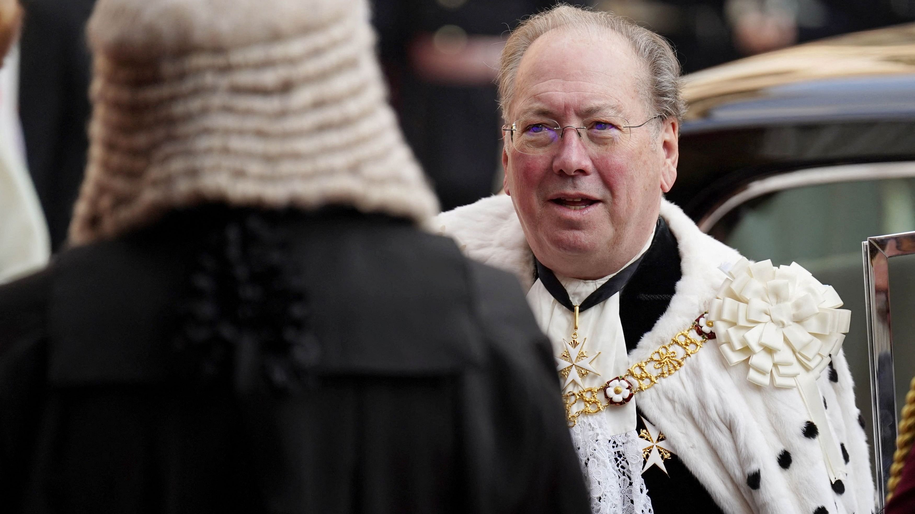 <div class="paragraphs"><p>Lord Mayor of the City of London Michael Mainelli attends the banquet at the Guildhall, London, given by the Lord Mayor and City of London Corporation, for the state visit to the UK by Emperor Naruhito and his wife Empress Masako of Japan, in London, Britain June 26, 2024.   </p></div>