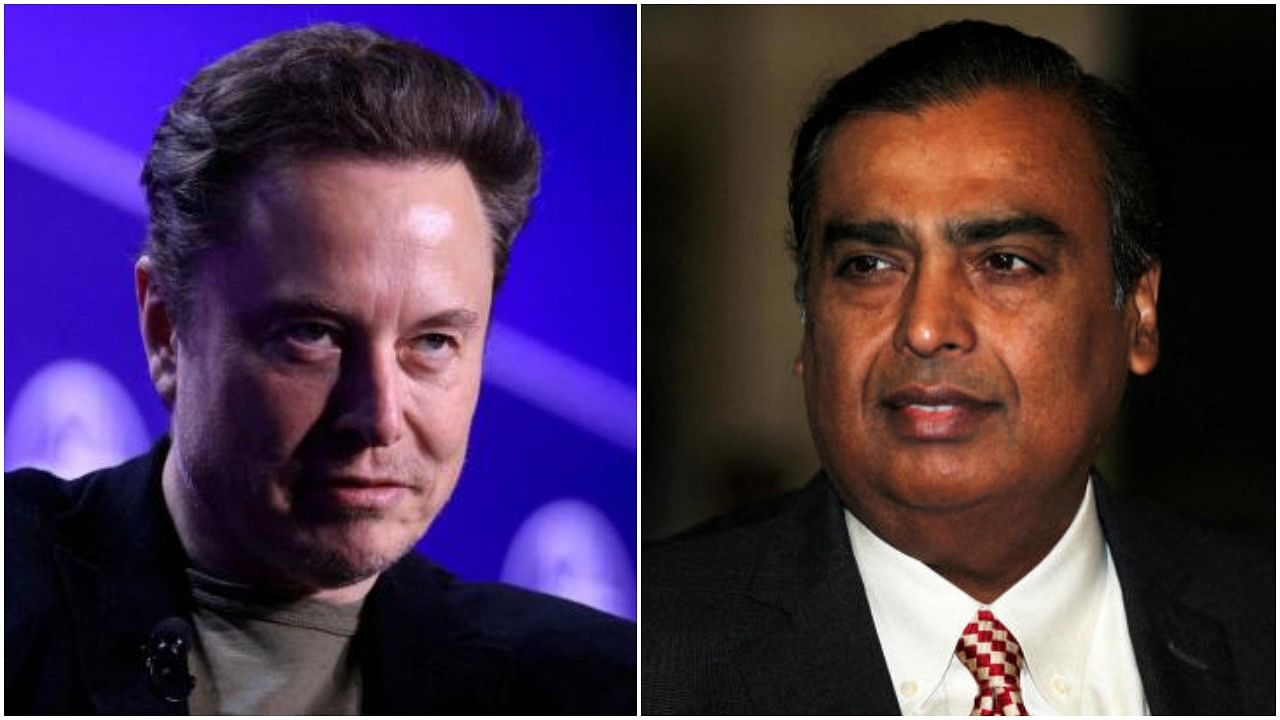 <div class="paragraphs"><p>Elon Musk (Left); Mukesh Ambani (Right).</p></div>